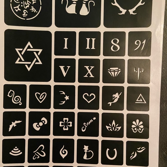 Sparkle Tattoo Complete Set/Package - Picture 11 of 12